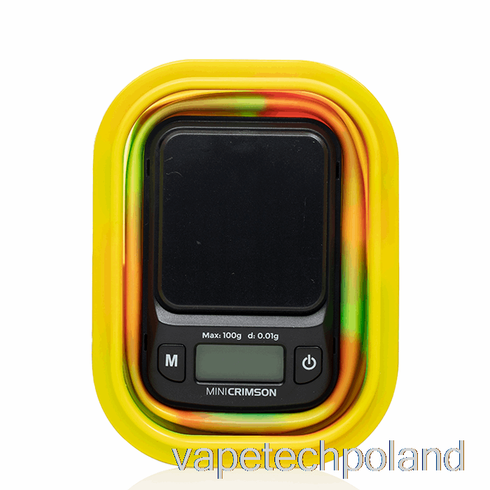 Vape Pen Truweigh Mini Szkarłatna Cyfrowa Waga Ze Składaną Miską Rasta Bowl